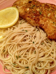 parmesan chicken and pasta